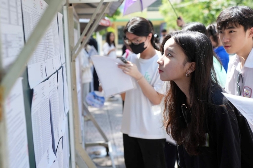 Năm 2025 là năm đầu tiên Kỳ thi tốt nghiệp THPT được tổ chức theo Chương trình giáo dục phổ thông 2018. Ảnh minh họa: Tuổi Trẻ Thủ Đô