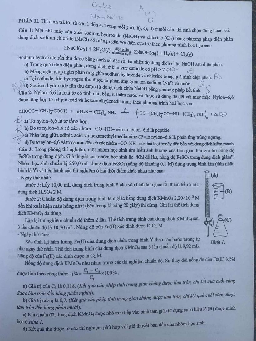 Gợi ý đáp án, đề thi môn Hóa học mã đề 0345 tốt nghiệp THPT 2025 chính xác nhất - 4