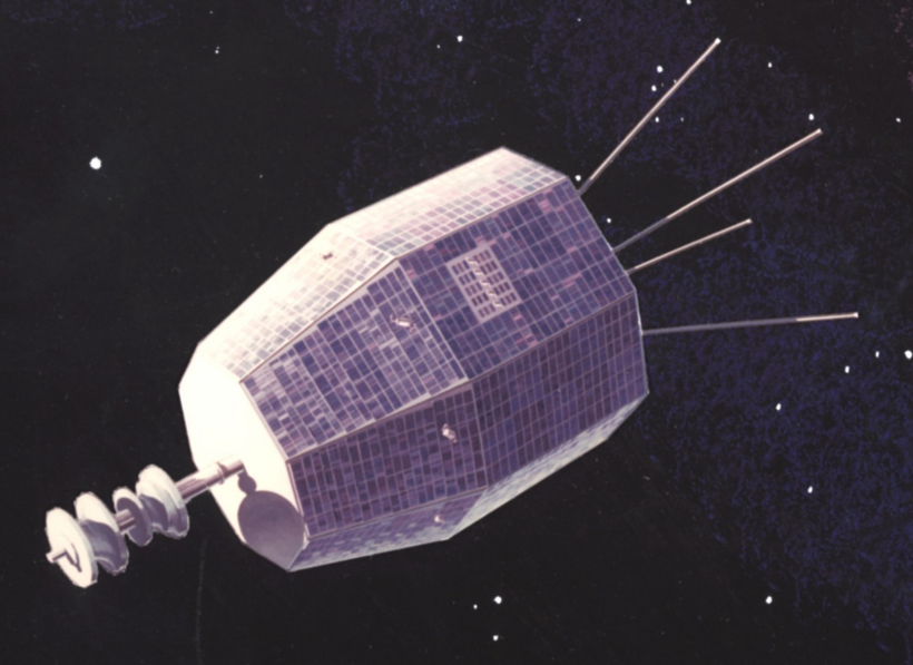 Ảnh minh họa vệ tinh Relay-2 trong không gian (Ảnh: NASA).