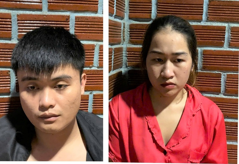 Đôi nam nữ có biểu hiện tàng trữ và sử dụng trái phép chất ma túy. Ảnh: Báo Lâm Đồng.