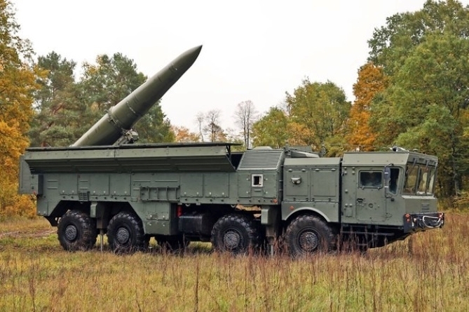 Hệ thống tên lửa Iskander-M của Nga. Ảnh: RIA Novosti