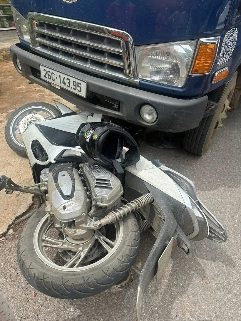 Hiện trường vụ tai nạn. Ảnh: Báo Xây dựng.