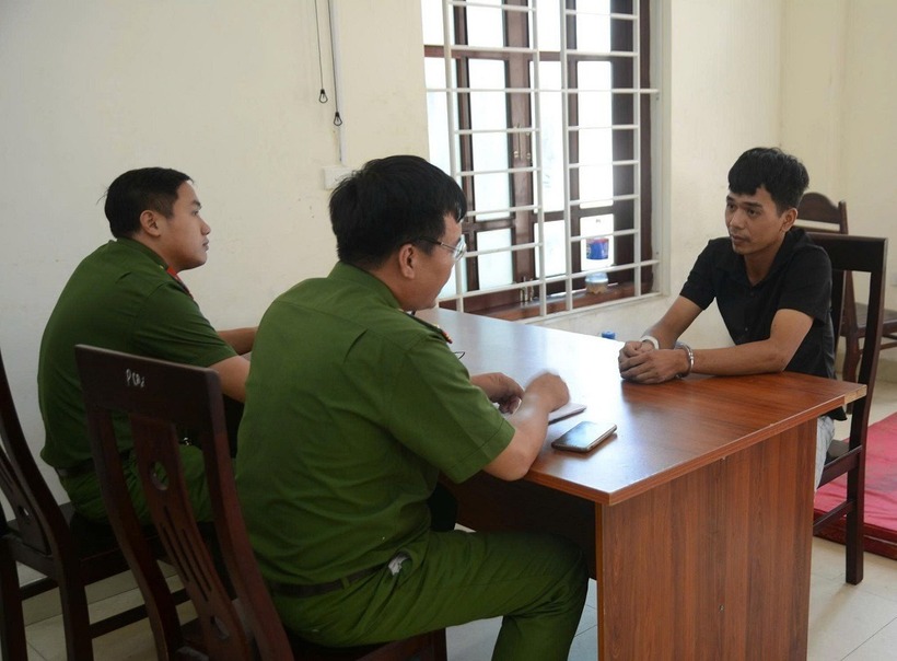 Tại cơ quan điều tra, Nguyễn Khắc Nhật thừa nhận hành vi phạm tội của mình. Ảnh: Vietnamnet.