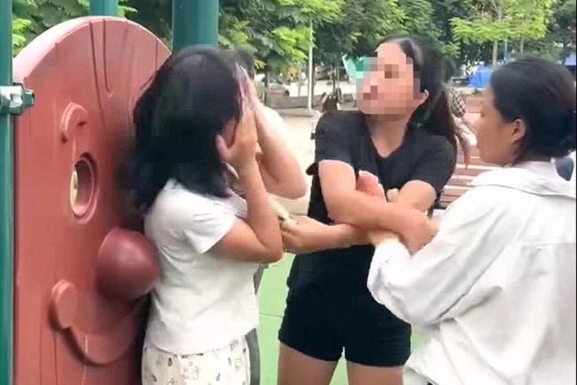 Hình ảnh ghi lại sự việc. Ảnh: Dân Trí