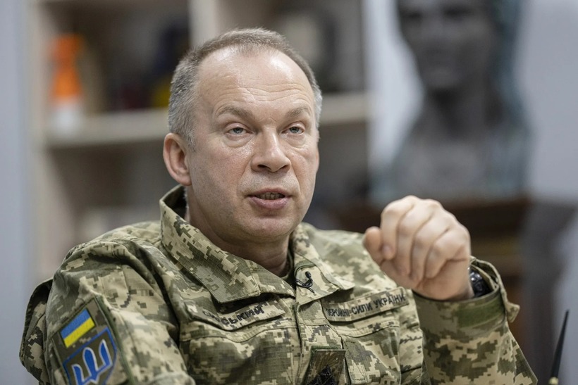 Tổng tư lệnh Lực lượng vũ trang Ukraine Oleksandr Syrskyi. Ảnh: Bloomberg