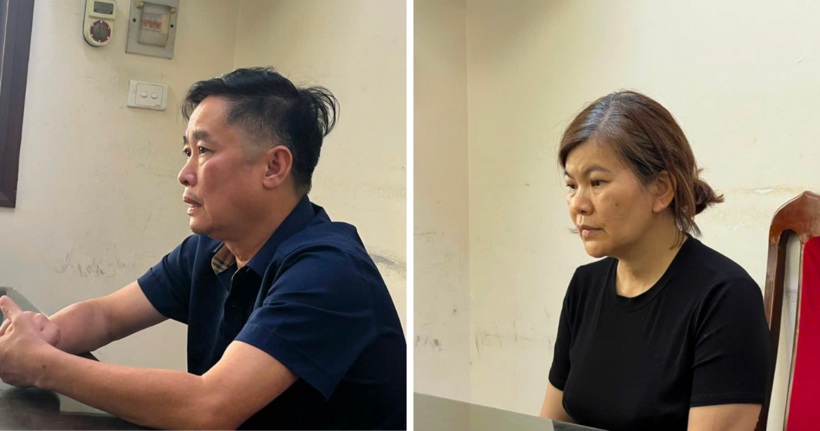 Hoàng Tất Thành, Giám đốc Trung tâm Pháp y tâm thần khu vực miền núi phía Bắc và Lục Thị Thanh Bình, Phó Giám đốc Trung tâm Pháp y tâm thần khu vực miền núi phía Bắc. (Ảnh: Đ.T.)