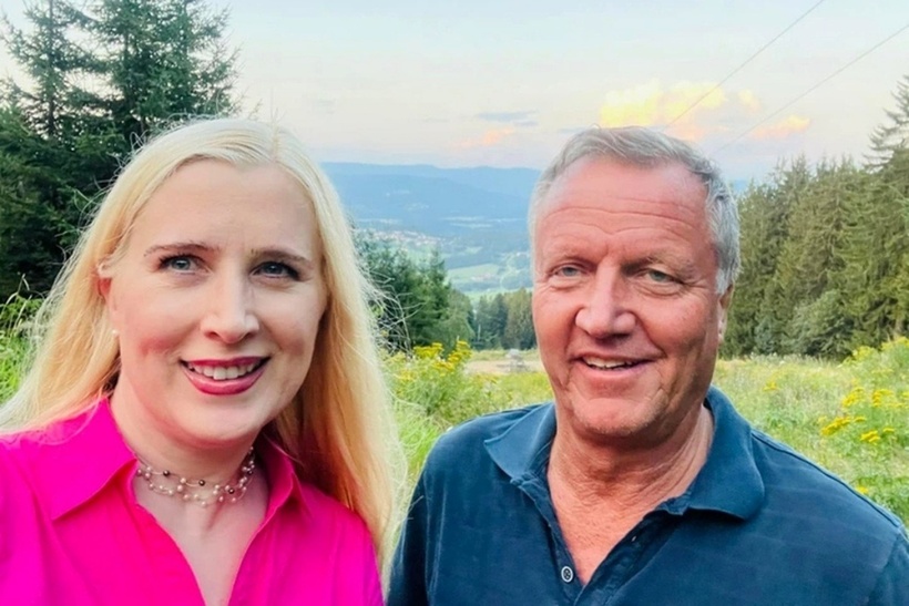 Công nương Josefa von Hohenzollern và Hoàng tử Harald von Hohenzollern. Ảnh: Instagram