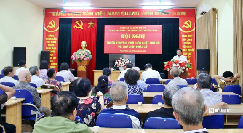 Công tác tuyên truyền, phổ biến giáo dục pháp luật tới người dân được các cấp Hội Luật gia Tp.Hà Nội chú trọng, đẩy mạnh.