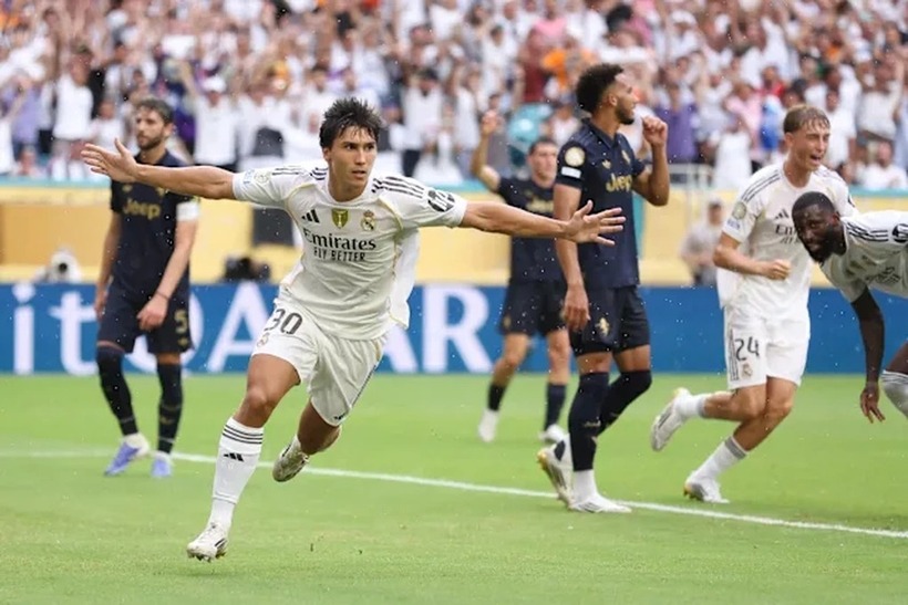 Kết quả bóng đá hôm nay ngày 2/7: Real Madrid giành chiến thắng trước Juventus.