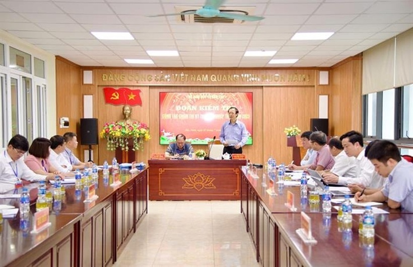 Thứ trưởng Thường trực Phạm Ngọc Thưởng làm việc với Sở GD&ĐT tỉnh Bắc Ninh. Ảnh: MOET