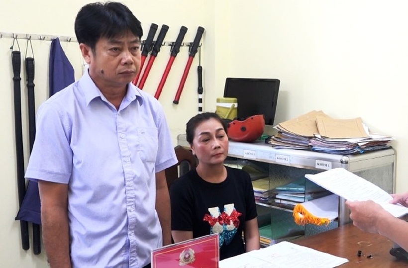 Vợ chồng Huy và Thúy.Ảnh: Tuổi Trẻ