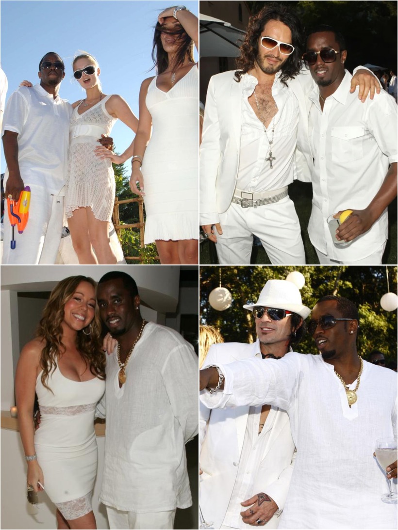 Diddy tổ chức tiệc tại dinh thự riêng vào những năm 2000 (Ảnh: Yahoo).