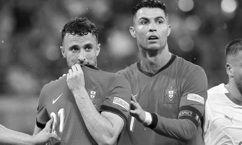 Cristiano Ronaldo và Diogo Jota.