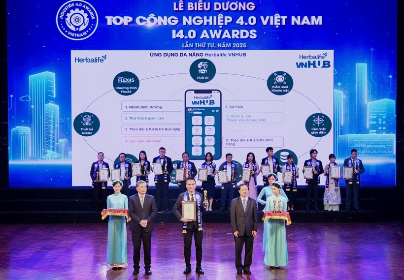 Herbalife VN đạt giải thưởng “Top Công Nghiệp 4.0” lần thứ 3 liên tiếp với Ứng dụng Herbalife VNHUB - 1