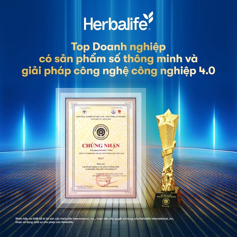 Herbalife VN đạt giải thưởng “Top Công Nghiệp 4.0” lần thứ 3 liên tiếp với Ứng dụng Herbalife VNHUB - 2
