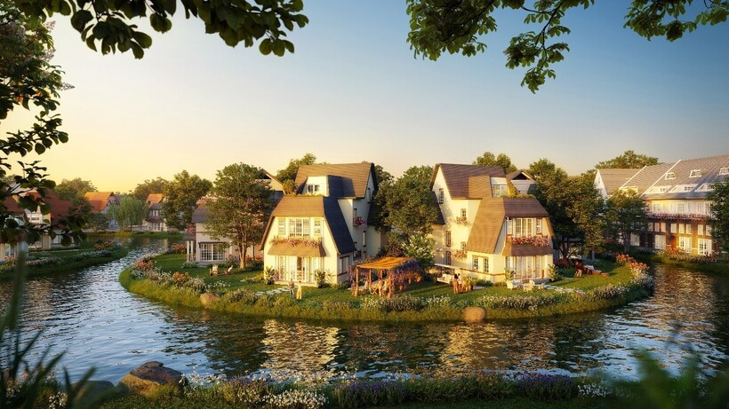 Biệt thự đơn lập Đảo Châu Âu