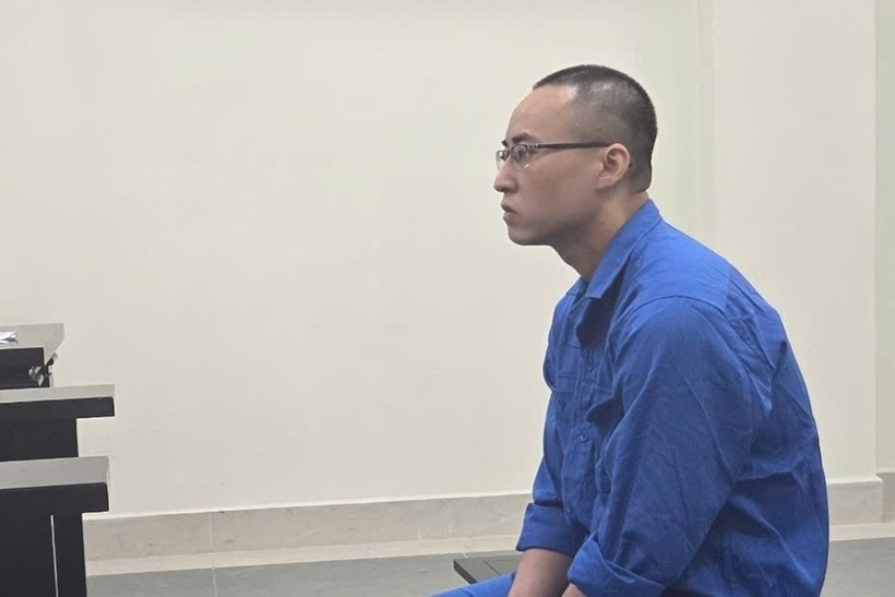 Bị cáo Nguyễn Đức Thành tại phiên tòa. Ảnh: Vietnamnet.