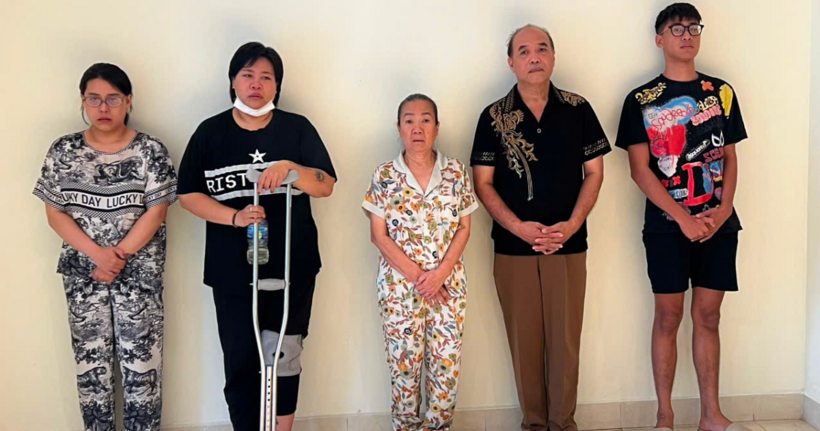 Các đối tượng bị tạm giữ. (Ảnh: CACC)