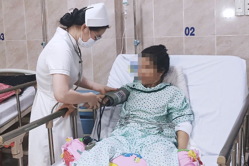 Nạn nhân hiện đã qua cơn nguy kịch. Ảnh: Dân Trí.