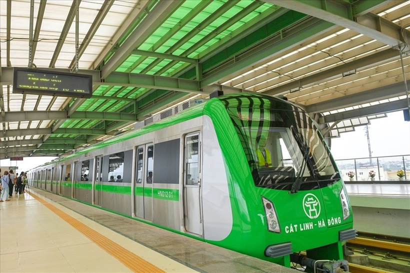 Tăng giá vé tàu Nhổn - ga Hà Nội và Cát Linh - Hà Đông từ ngày 1/8 - 1
