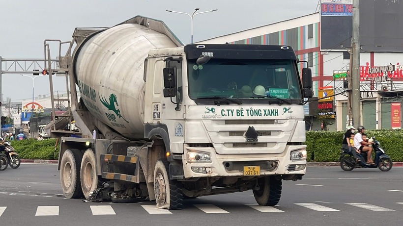 Hiện trường vụ tai nạn. Ảnh: Báo Xây dựng.