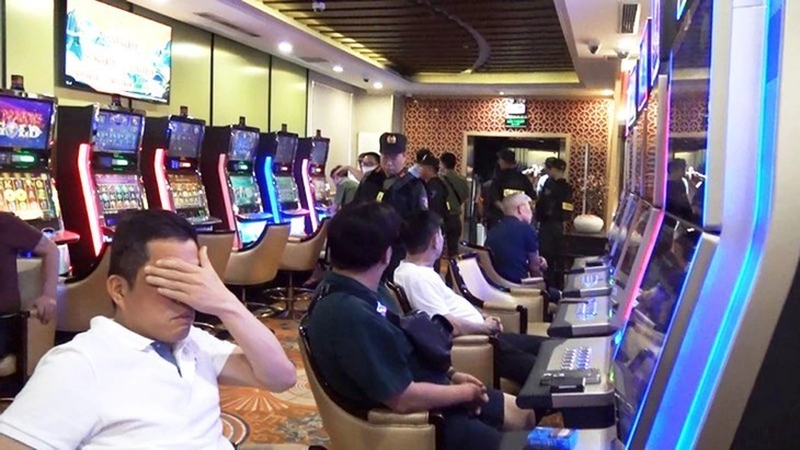 Cơ quan điều tra Bộ Công an kiểm tra sới bạc King Club.