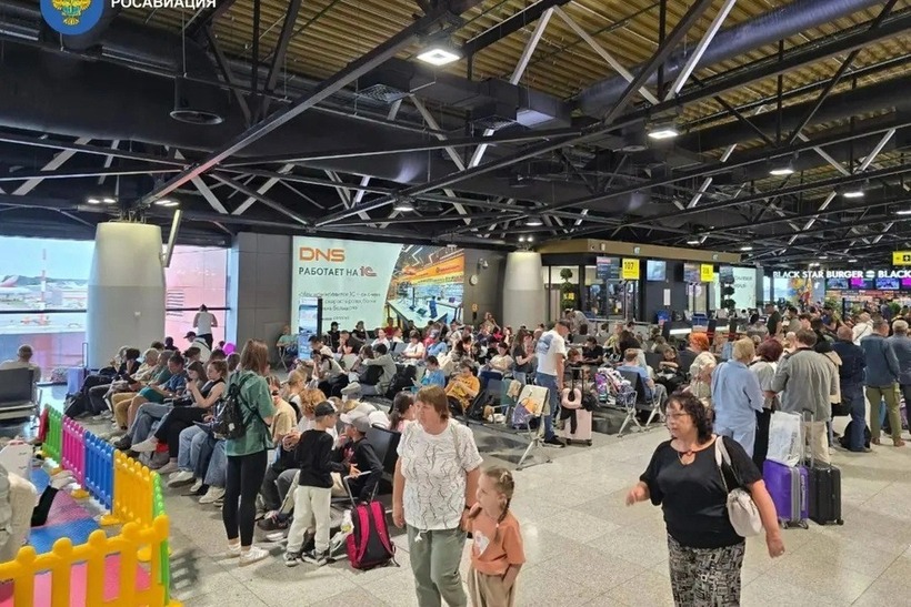 Sân bay Sheremetyevo ở Moscow, Nga. Ảnh: Telegram
