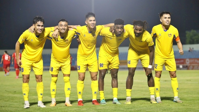 Thêm một đội bóng ở V-League bác bỏ tin đồn đổi tên sau sáp nhập tỉnh, thành. Ảnh: VPF.
