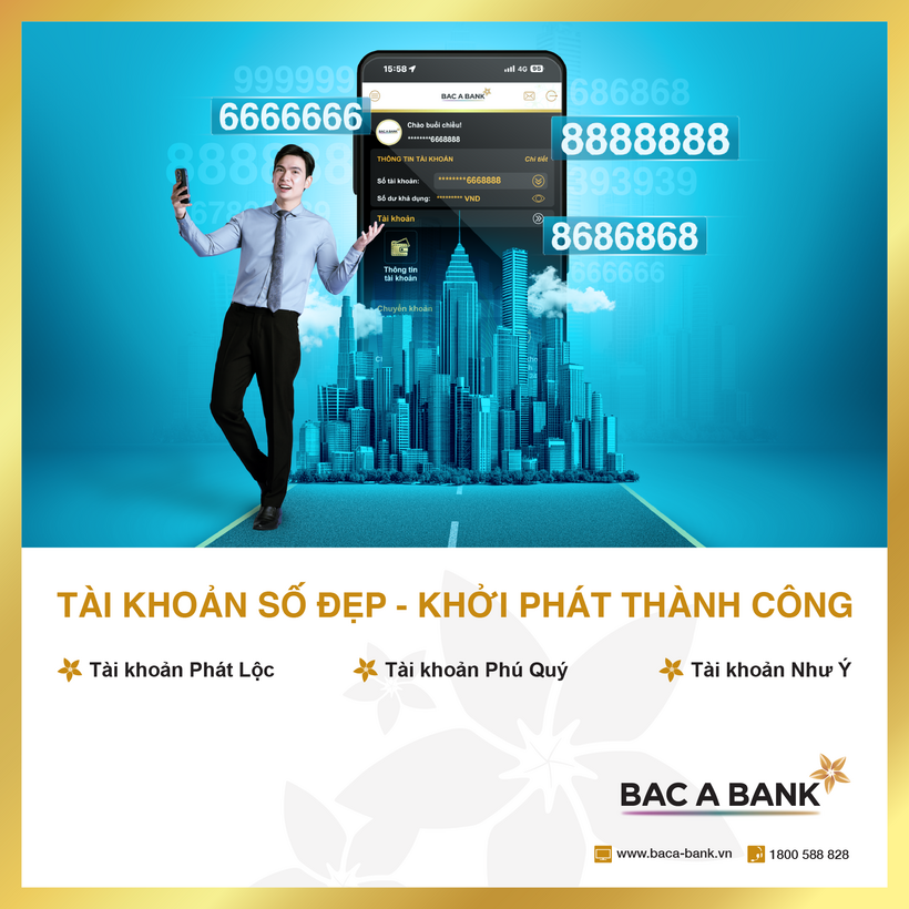 Tài khoản số đẹp BAC A BANK – đa dạng lựa chọn, khởi phát thành công - 1