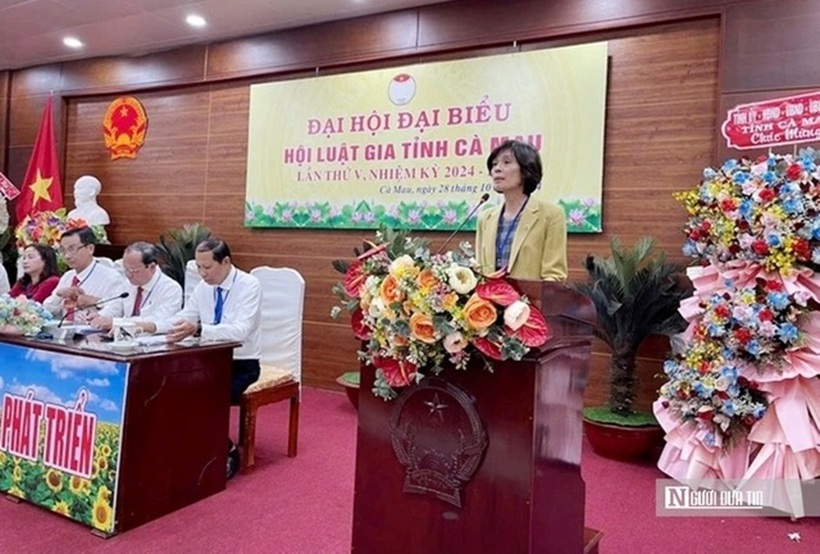 Đại hội đại biểu Hội Luật gia tỉnh Cà Mau lần thứ V, nhiệm kỳ 2024-2029.
