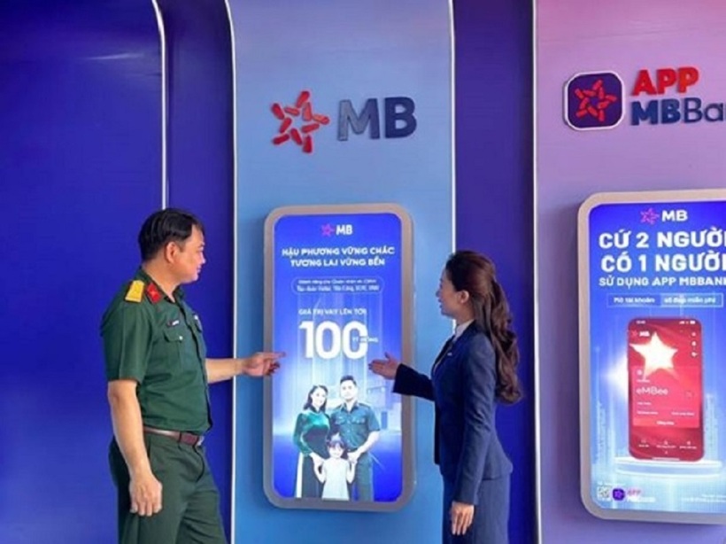 MB giới thiệu gói tài chính ưu đãi dành riêng cho quân nhân và cán bộ doanh nghiệp quốc phòng.