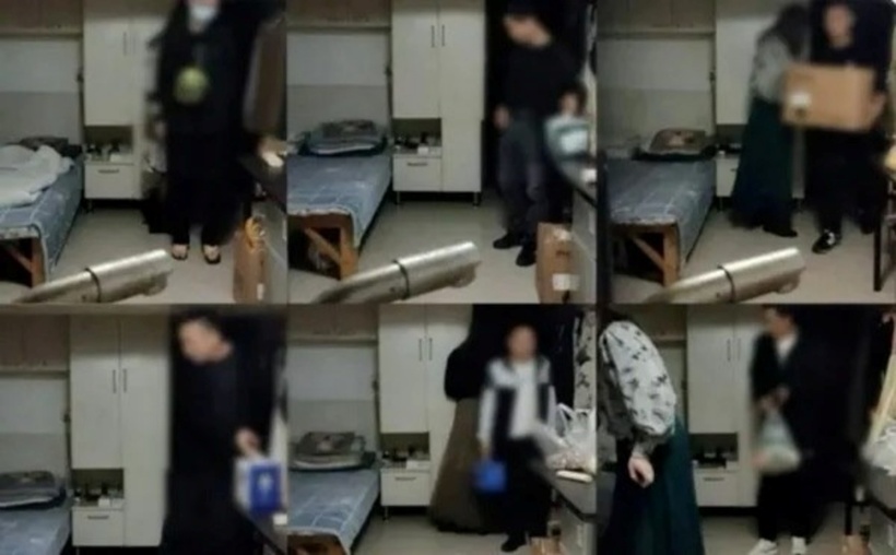 Loạt video ghi cảnh nhiều chàng trai từng qua lại và tới nhà Hồng Tỷ. Ảnh: X