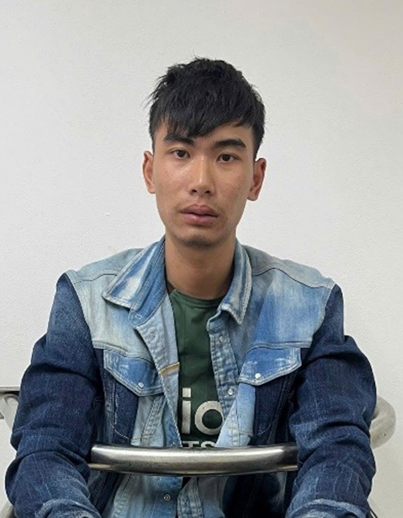 Lê Ngọc Khang bị công an bắt giữ. Ảnh: Công an TP.Hà Nội