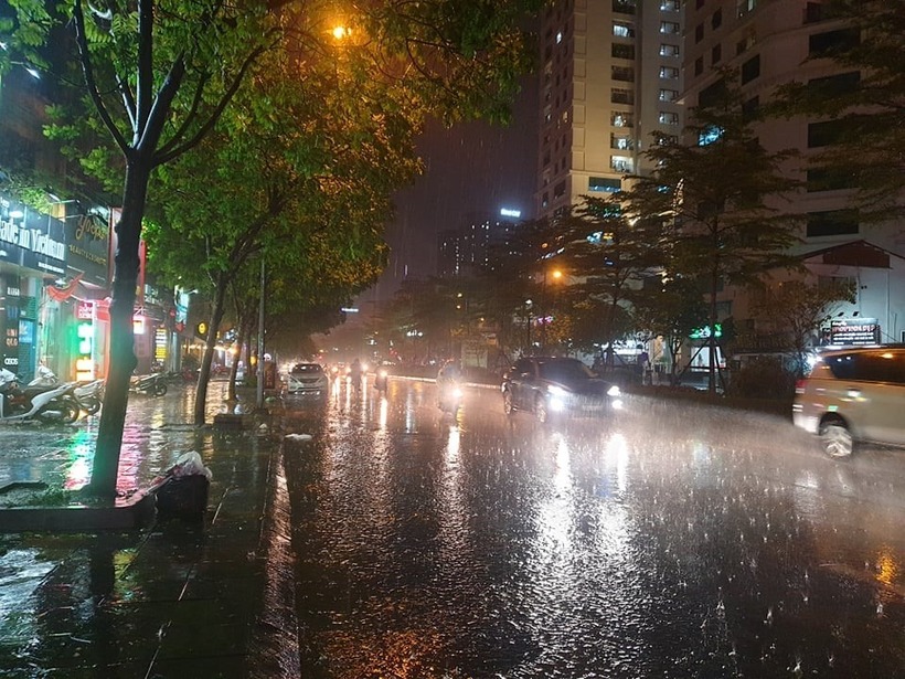 Các khu vực còn lại của Bắc Bộ phổ biến có mưa rào cục bộ. Ảnh minh hoạ.