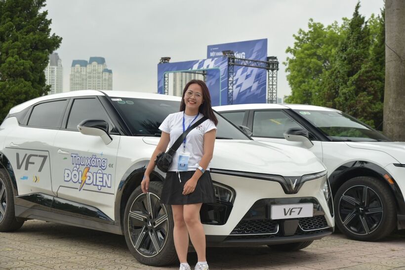 Chị Đỗ Thị Phương Thảo đang sở hữu một chiếc VF 7 và có nhu cầu đổi lên VF 8