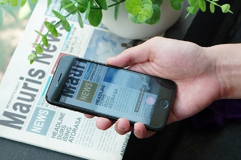 Cách chuyển chữ trong ảnh thành văn bản trên điện thoại. Ảnh minh họa.