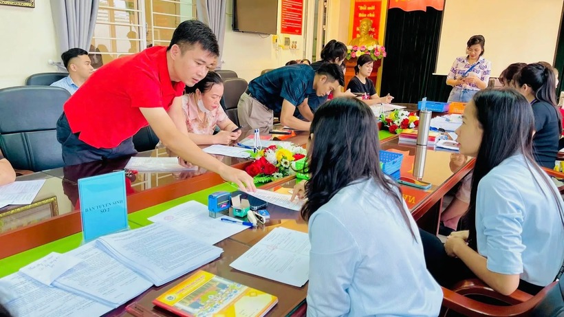 Hà Nội chốt hạn nộp hồ sơ tuyển sinh đầu cấp vào ngày 18/7. Ảnh: Báo Kinh tế và Đô thị.