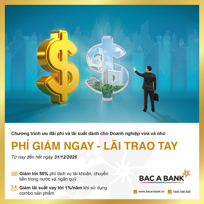 BAC A BANK tung combo ưu đãi giảm phí và lãi vay cho doanh nghiệp vừa và nhỏ - 1