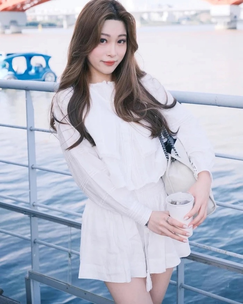 Chu Xước Doanh vướng tin đồn hẹn hò với Huỳnh Hiểu Minh. Ảnh: IGNV