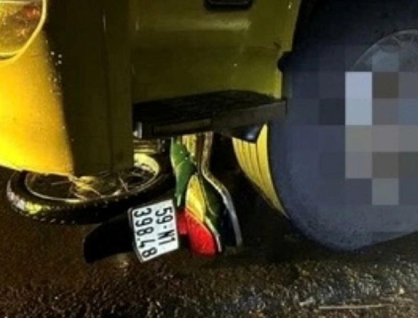 Hiện trường vụ tai nạn. Ảnh: Báo Xây dựng.