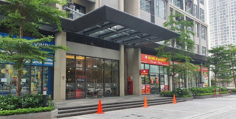 Khu vực tòa nhà xảy ra sự việc. (Ảnh: VietnamNet)