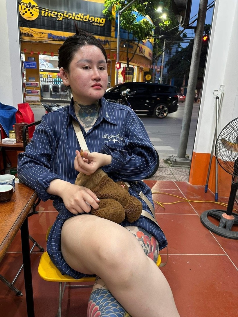 Hình ảnh Ngân "Baby" trước khi bị tạm giữ. (Ảnh: Tiền phong)