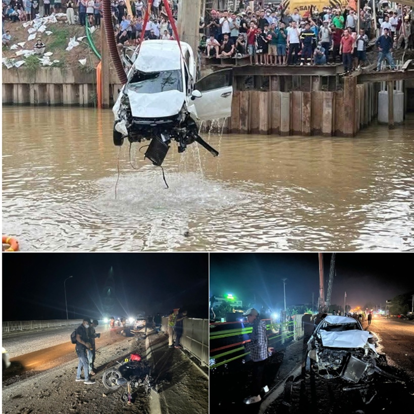 Hiện trường vụ tai nạn. (Ảnh: Tiền phong)