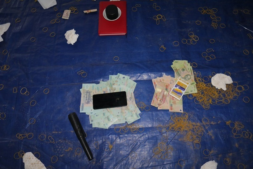 Tang vật thu giữ. Ảnh: Công an tỉnh Đồng Tháp.