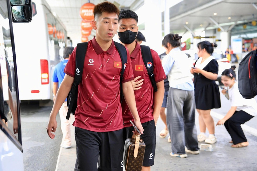 Trung vệ Nguyễn Nhật Minh - ảnh: Khả Hòa