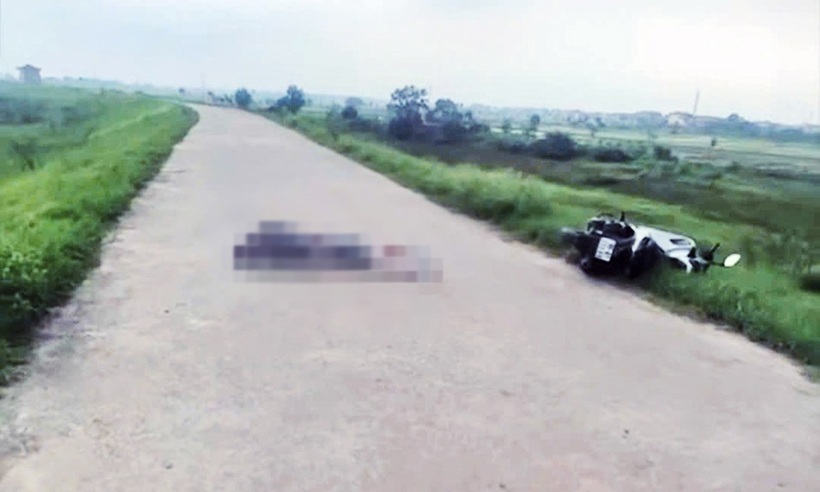 Hiện trường vụ sét đánh. Ảnh: Lao động