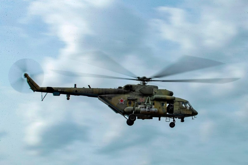Máy bay trực thăng Mi-8 của Nga. Ảnh: Getty Images