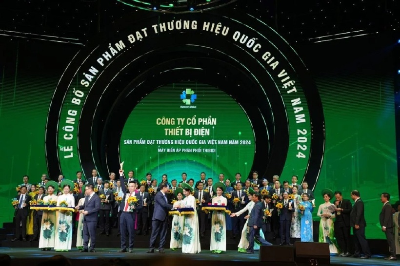 Lần thứ 5 liên tiếp THIBIDI đạt giải Thương hiệu quốc gia với máy biến áp phân phối.