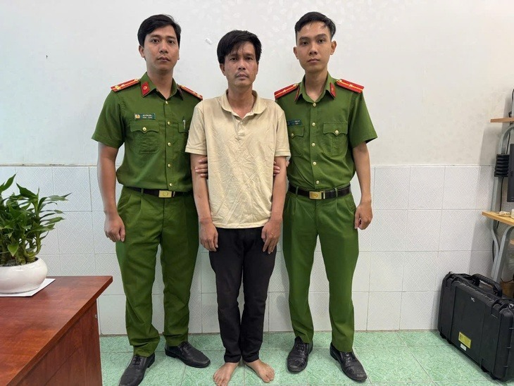 Nghi can Nguyễn Thanh Hải bị bắt vì cướp giật tài sản. (Ảnh: Thanh niên)