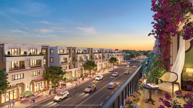Shophouse Thương phố 120m² nổi bật với khả năng tích hợp đa công năng